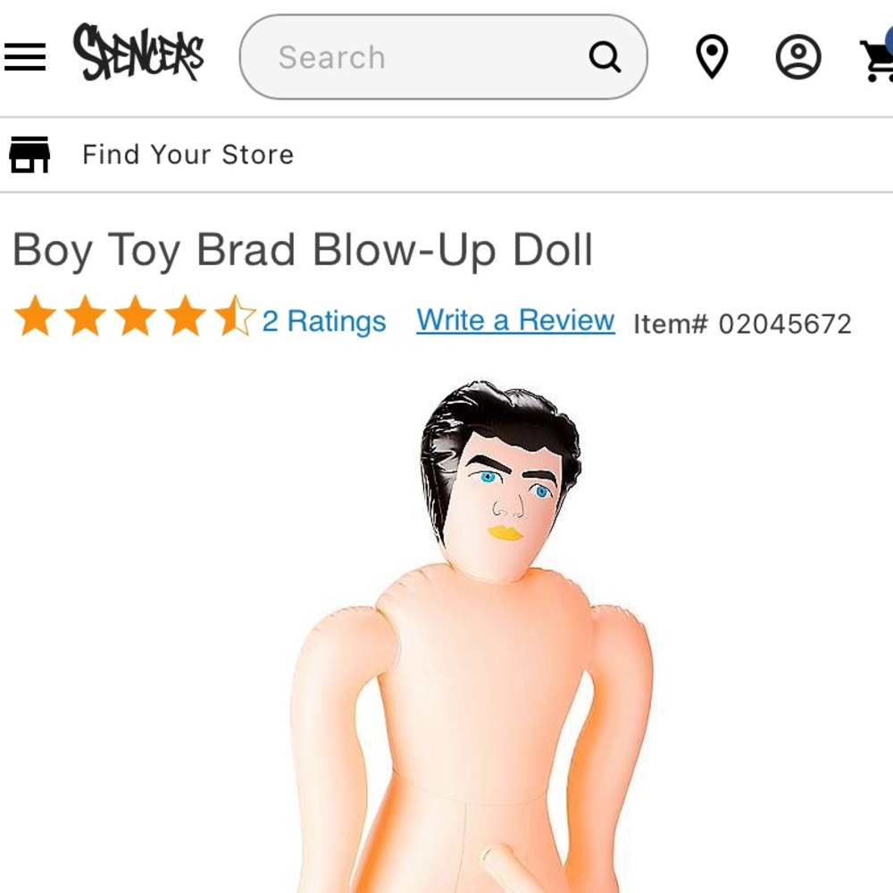 “Boy Toy Brad” - Bachelorette Party Gift!